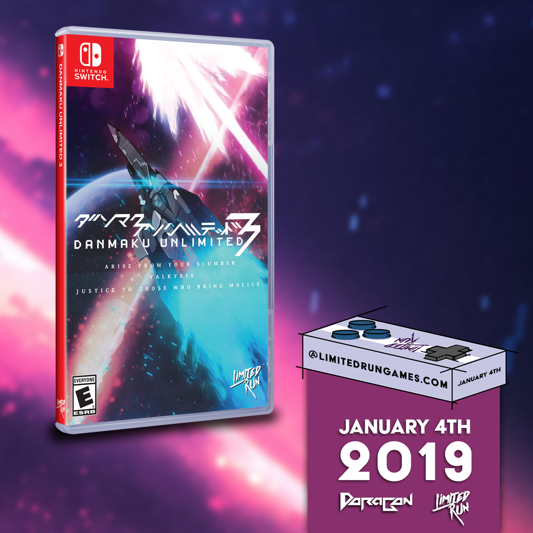 Danmaku Unlimited 3 available on January 4th! – Limited Run Games