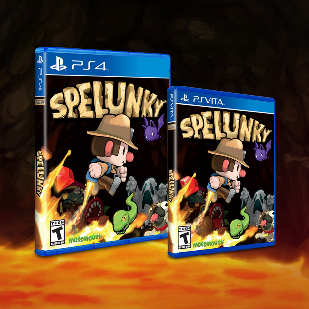 We re bringing Spelunky to physical format on PS4 Vita