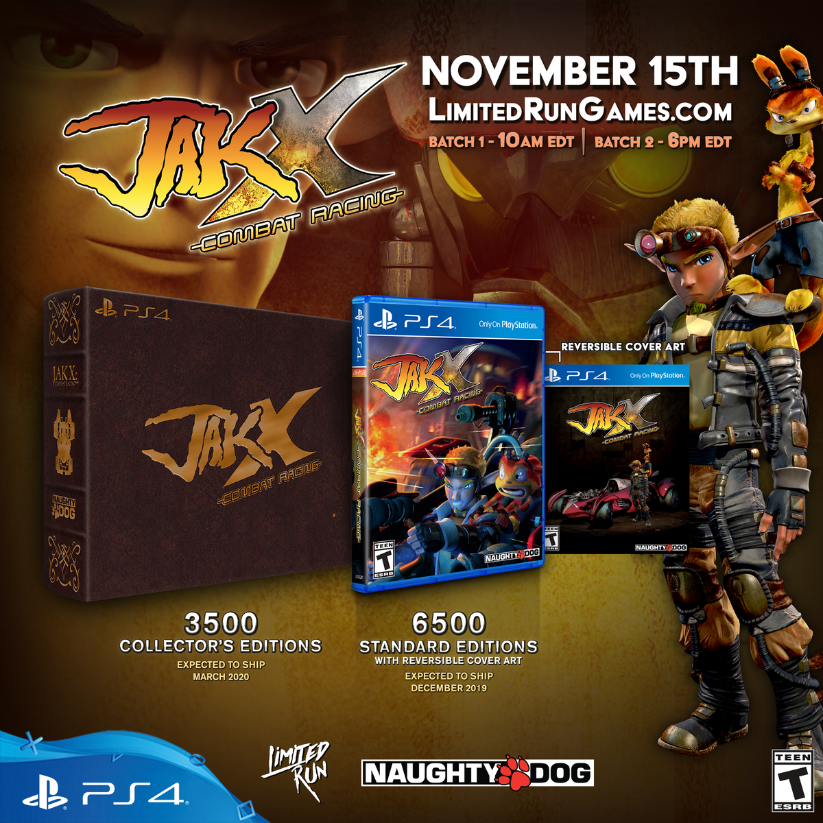 Jak X Combat Racing will be available in physical format for the