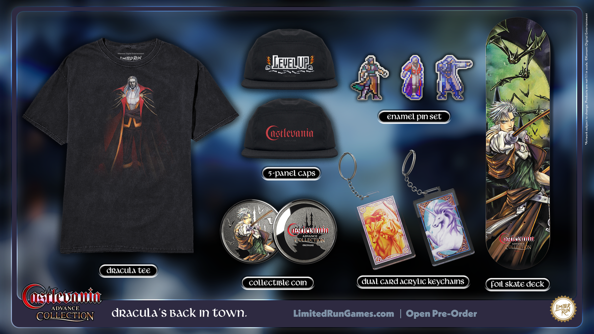 Castlevania Advance Collection Merch Limited Run Games