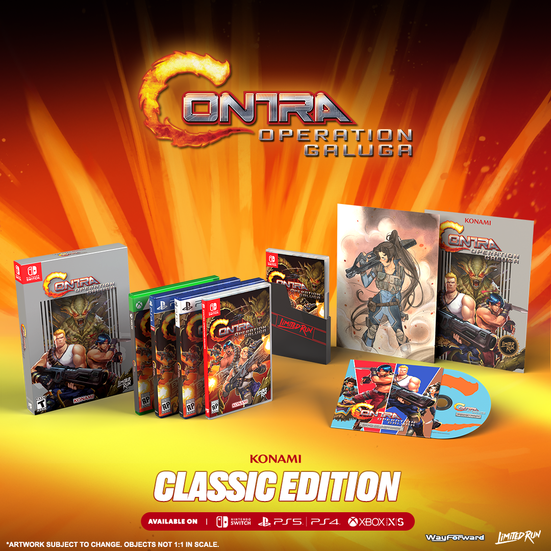 Xbox Limited Run 16 Contra Operation Galuga Classic Edition Limited Run Games