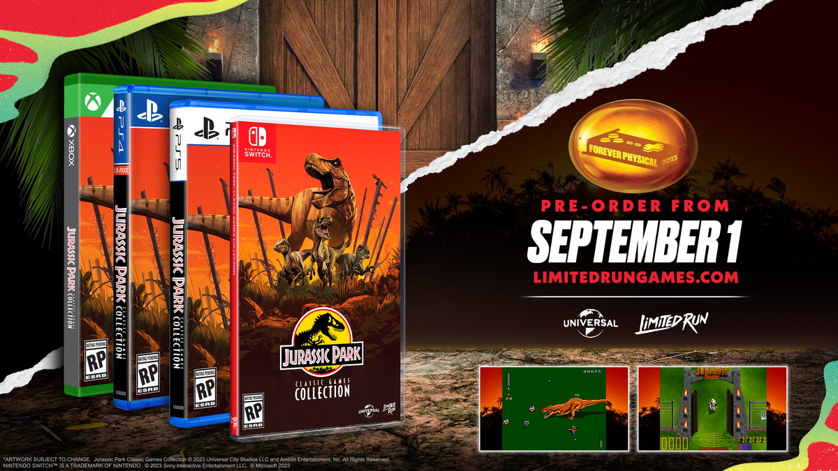 Jurassic Park: Classic Games Collection (Switch) – Limited Run Games