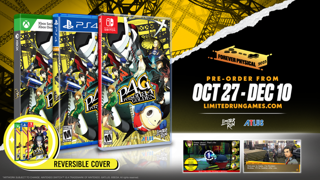 Limited Run #538: Persona 4 Golden (PS4)