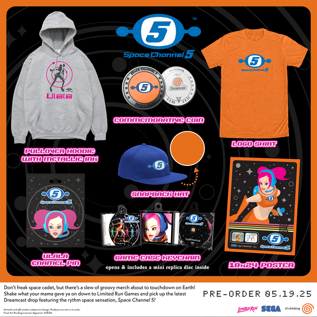 Space Channel 5 Game Case Keychain