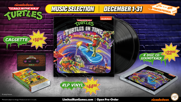 Teenage Mutant Ninja Turtles: Turtles in Time - Cassette Soundtrack