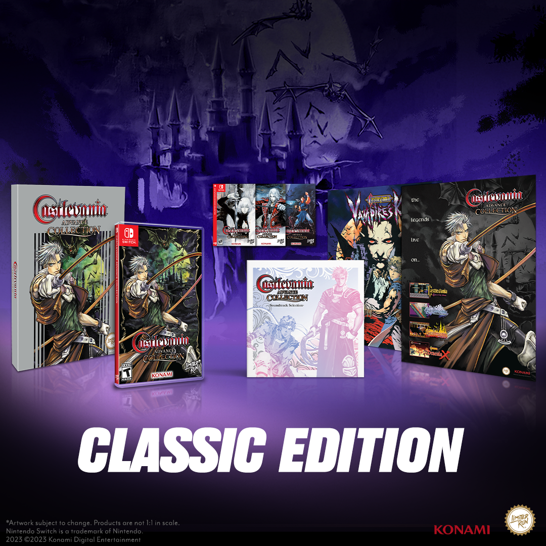 Switch Limited Run #198: Castlevania Advance Collection Classic Editio –  Limited Run Games