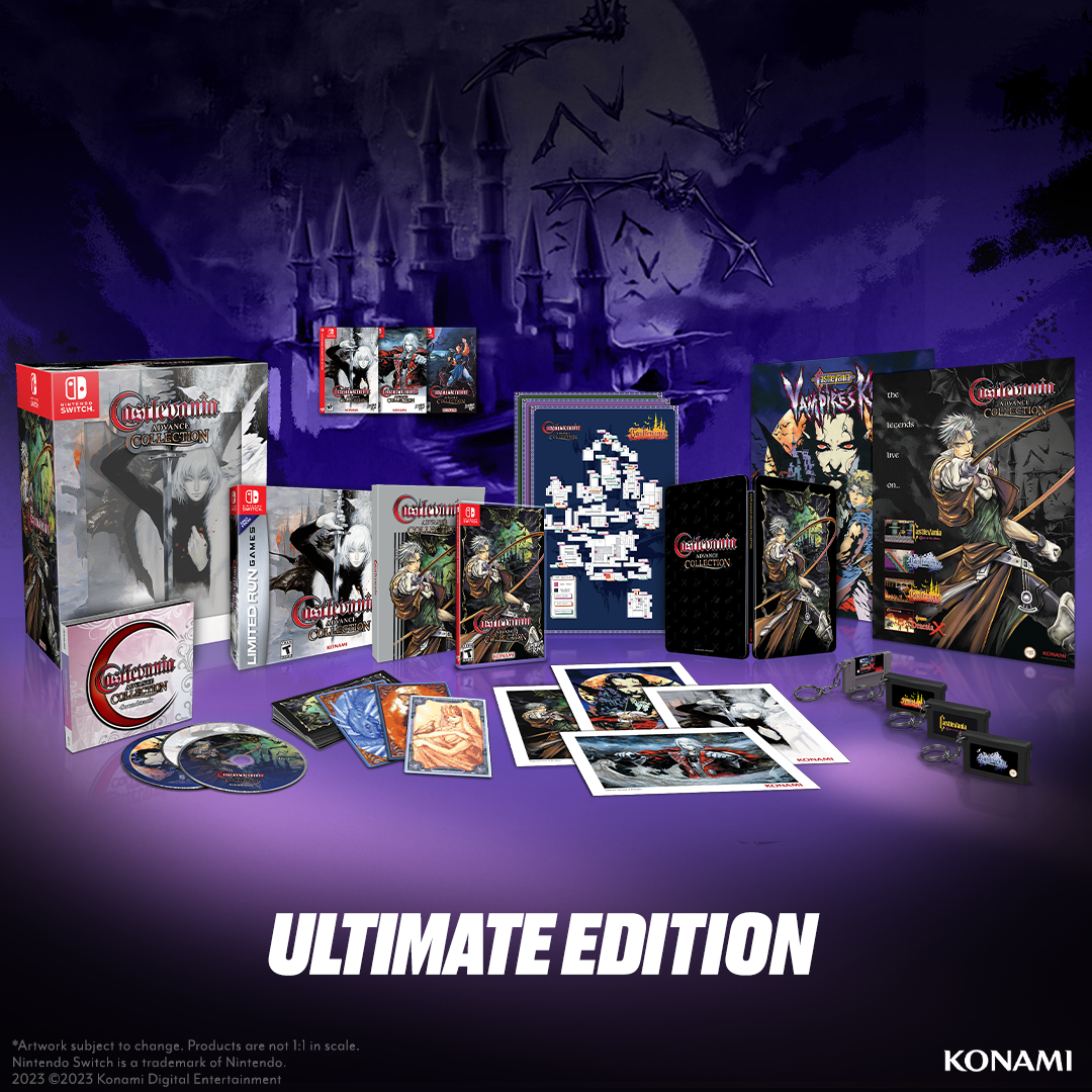 Switch Limited Run 198 Castlevania Advance Collection Ultimate Editi