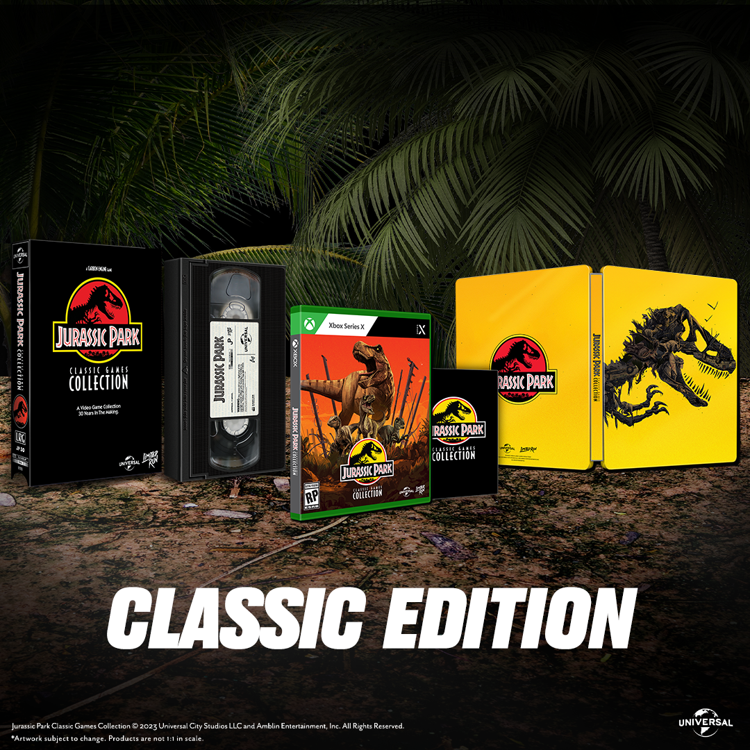 Jurassic Park Classic Games Collection announced for PS5, Xbox Series, PS4,  Xbox One, Switch, and PC Gematsu : r/xboxone