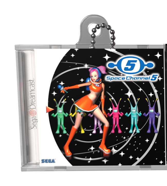 Space Channel 5 Game Case Keychain