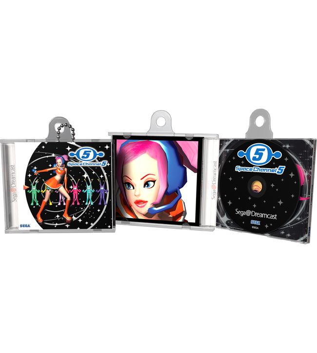 Space Channel 5 Game Case Keychain