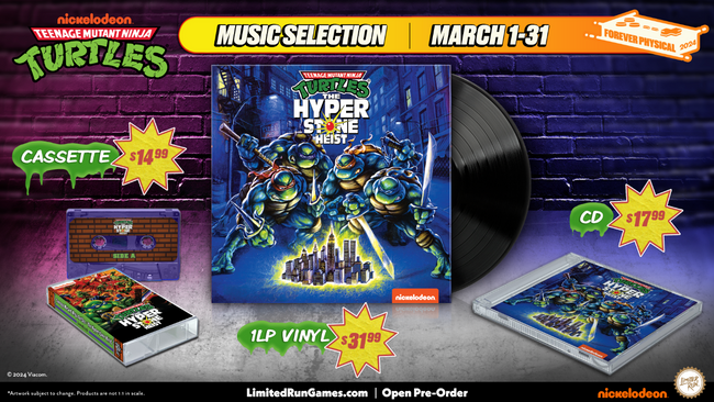 Teenage Mutant Ninja Turtles: The Hyperstone Heist - Cassette Soundtrack