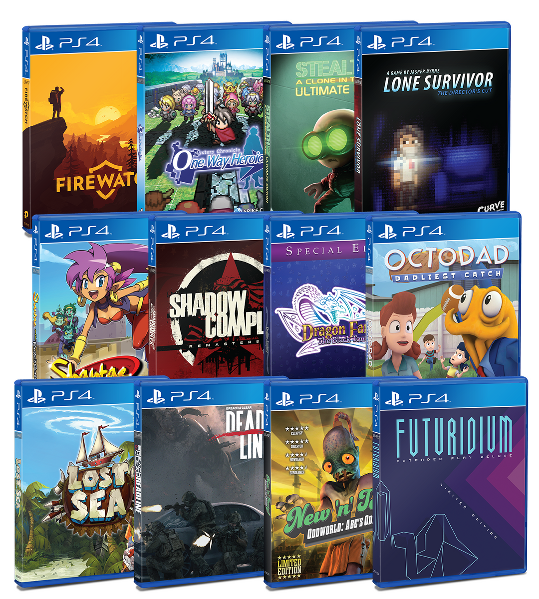 2016 PlayStation 4 Mystery Game Limited Run Games