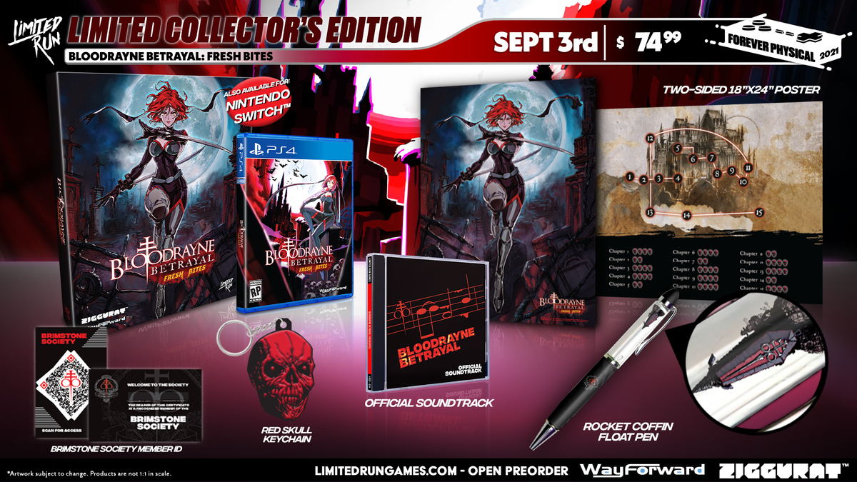 Limited Run #425: BloodRayne Betrayal: Fresh Bites Collector's Edition (PS4)