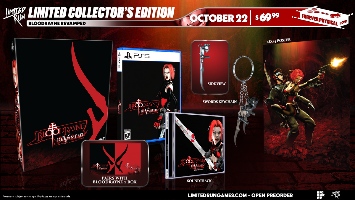 BloodRayne Revamped - PS4 Limited Run Games Unopened New 海外 即決-