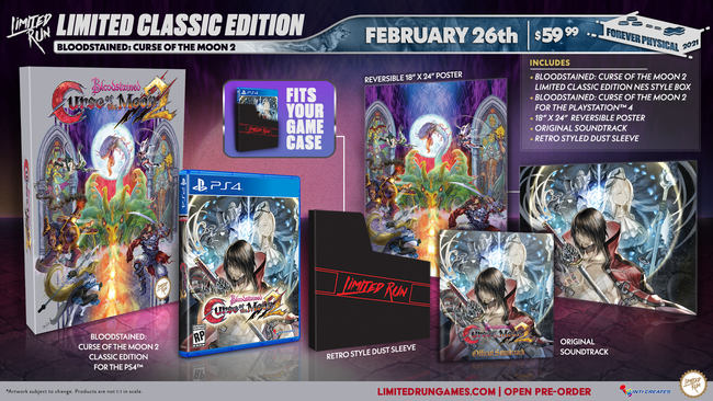Limited Run #390: Bloodstained: Curse Of The Moon 2 Classic Edition (PS4)
