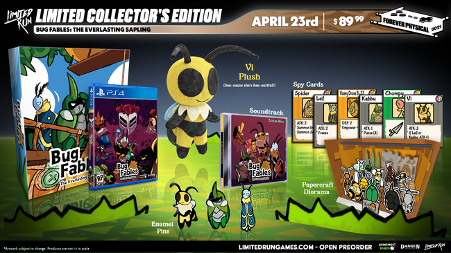 Limited Run #400: Bug Fables: The Everlasting Sapling Collector's Edition (PS4)