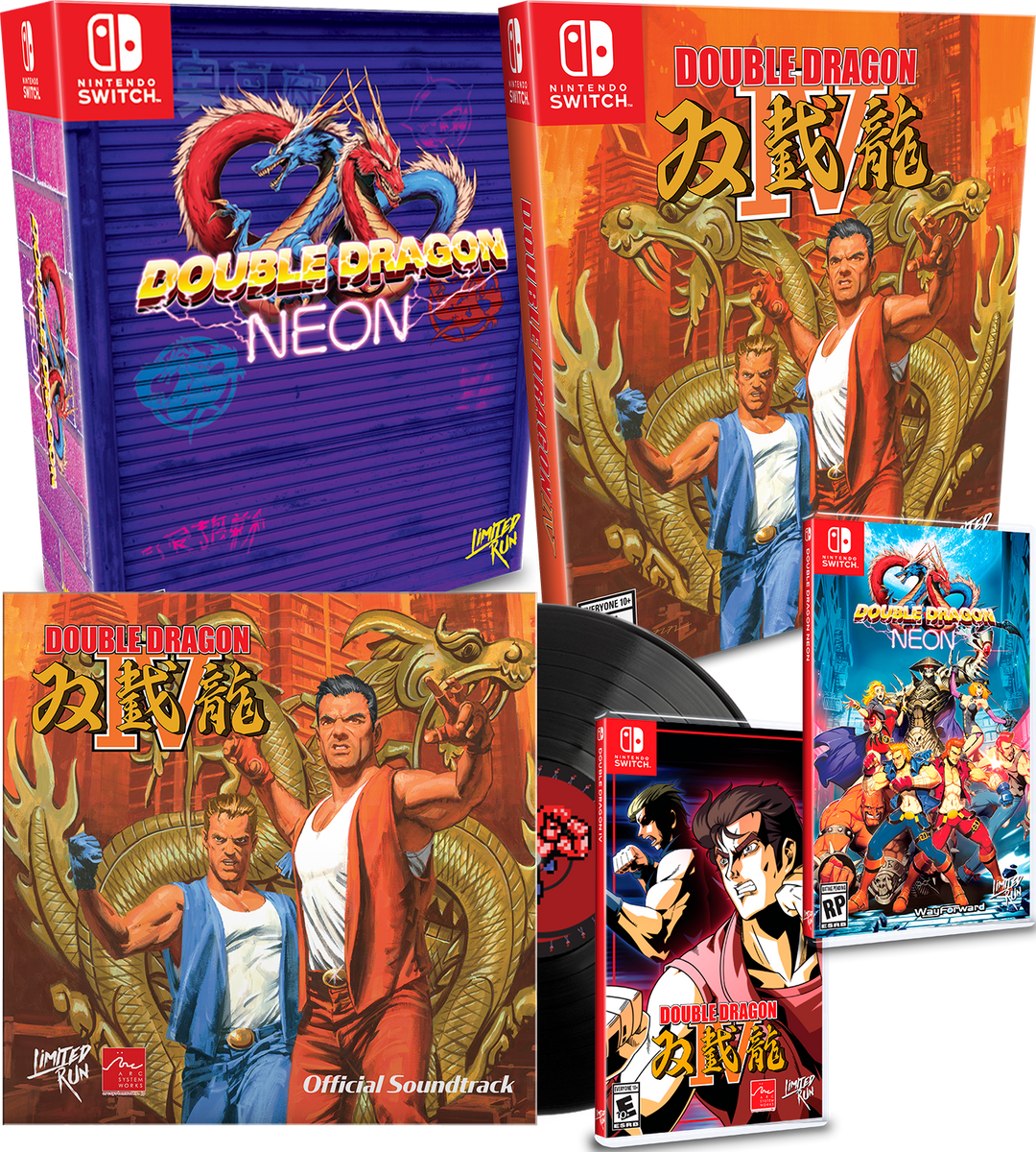 DOUBLE DRAGON NEON Brand New NINTENDO SWITCH Game Limited Run