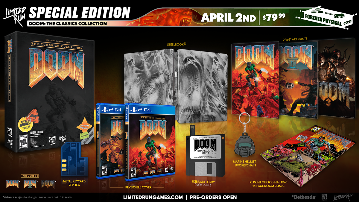 Limited Run #395: DOOM: The Classics Collection Special Edition (PS4)