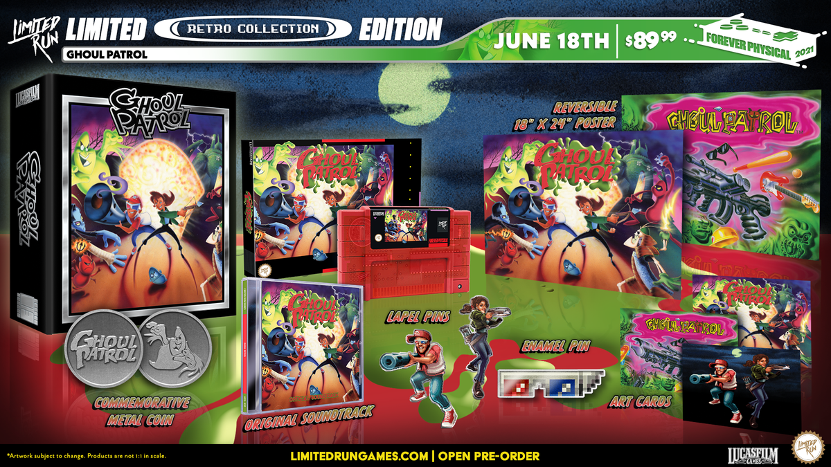 Ghoul Patrol Premium Edition (SNES) – Limited Run Games
