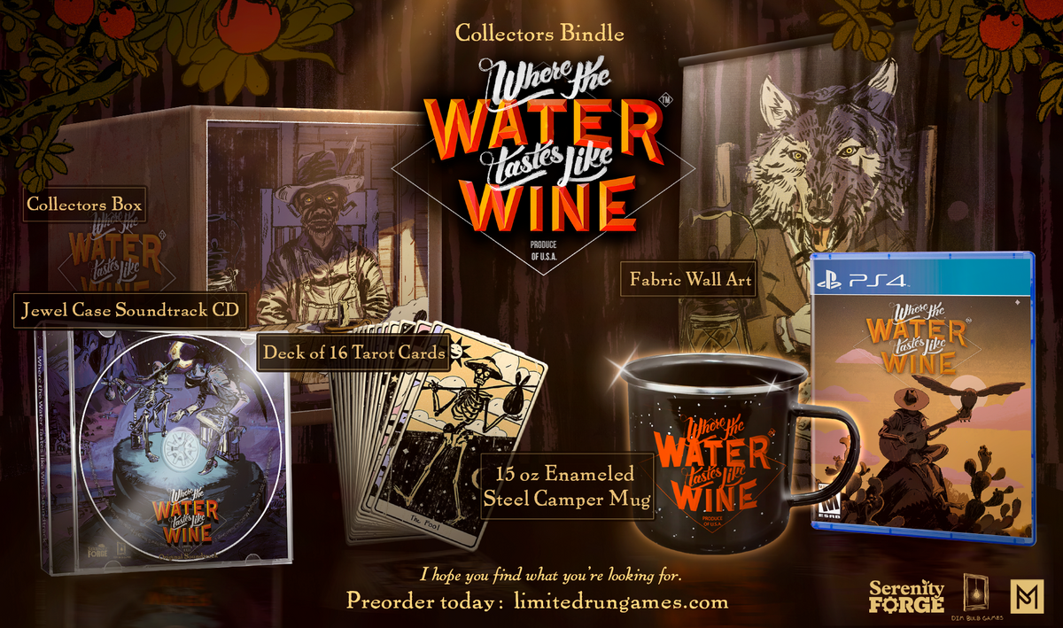 Where The Water Tastes Like Wine (PS4) – Limited Run Games