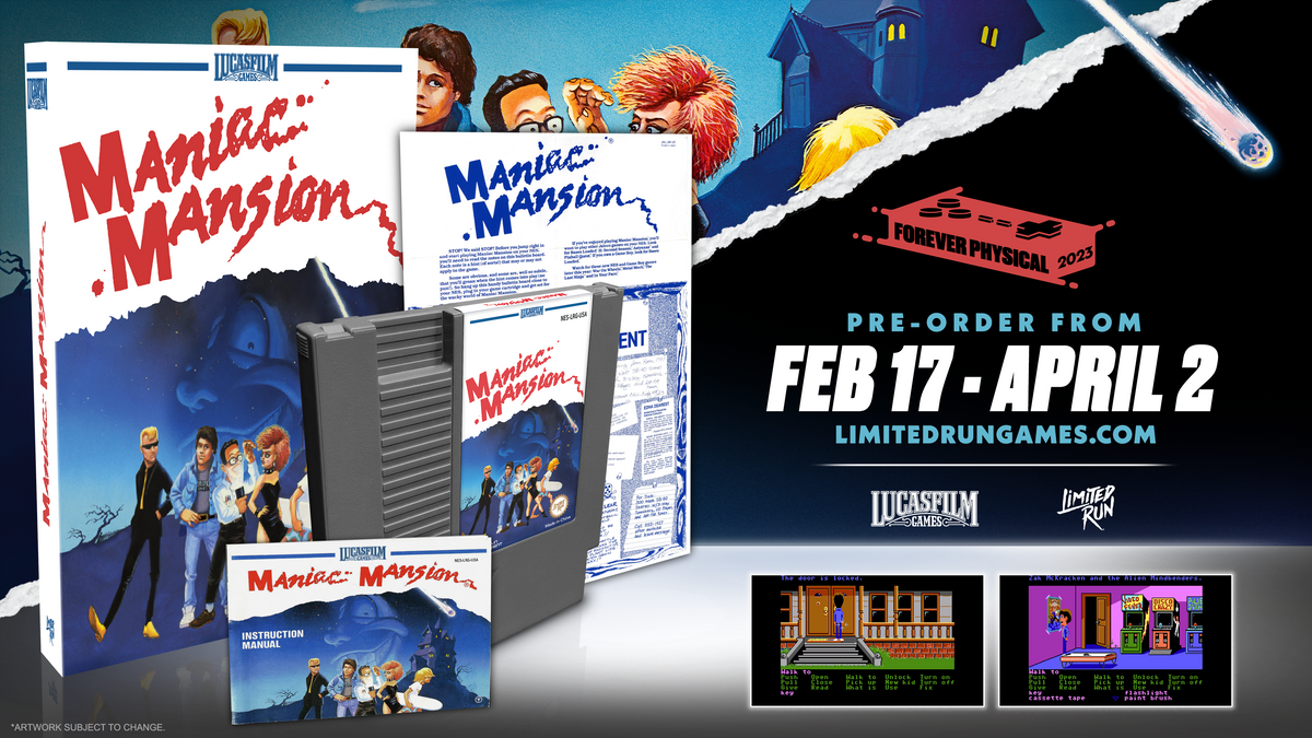 Maniac Mansion (NES) – Limited Run Games