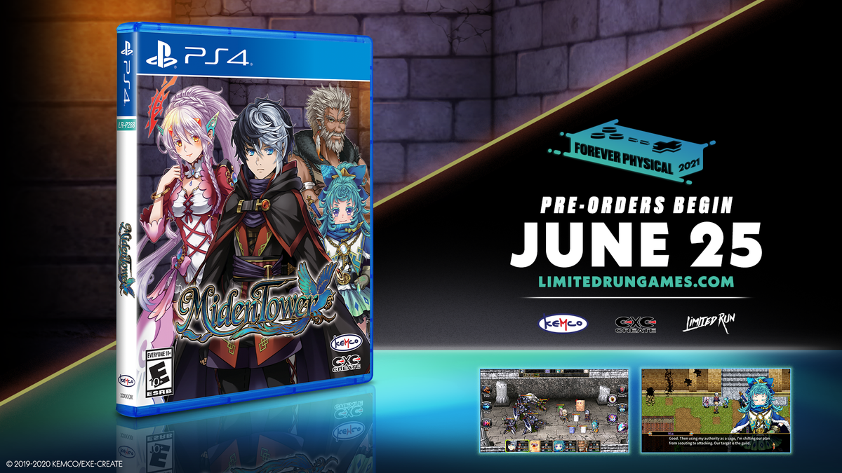 Jeu Miden Tower - Édition Limited Run Games Pour PS4, Neuf Sous Blister