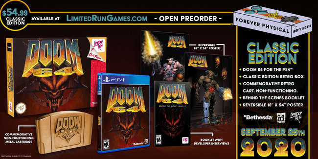 Limited Run #365: DOOM 64 Classic Edition (PS4)