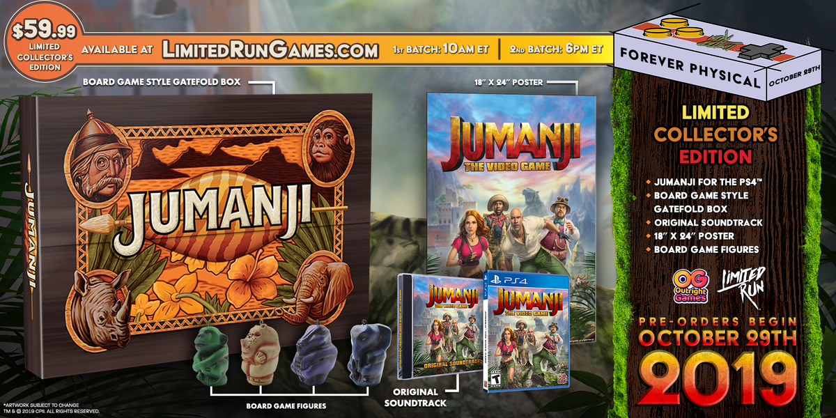 Jumanji video game top ps4 release date