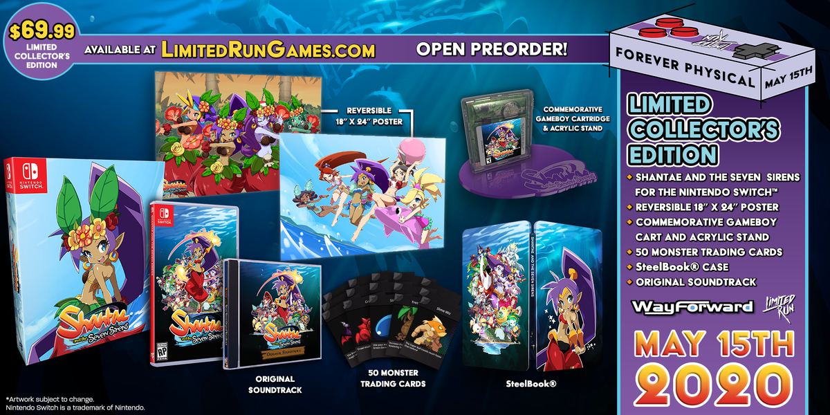 Shantae and the seven sirens release date switch deals