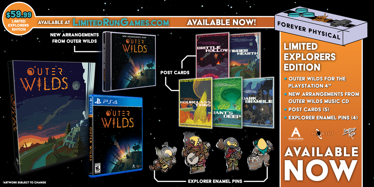 Critically-acclaimed Outer Wilds is NOW AVAILABLE to pre-order! – Limited  Run Games