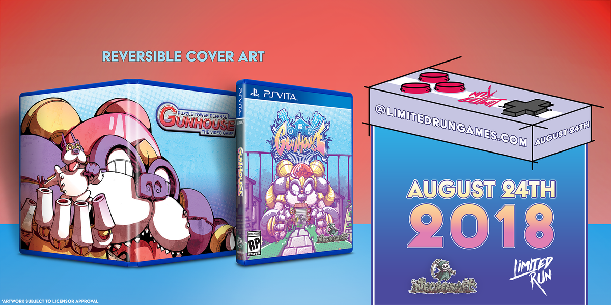 GUN HOUSE PS Vita - Édition Collector Limited Run Games NEUVE Sous Blister