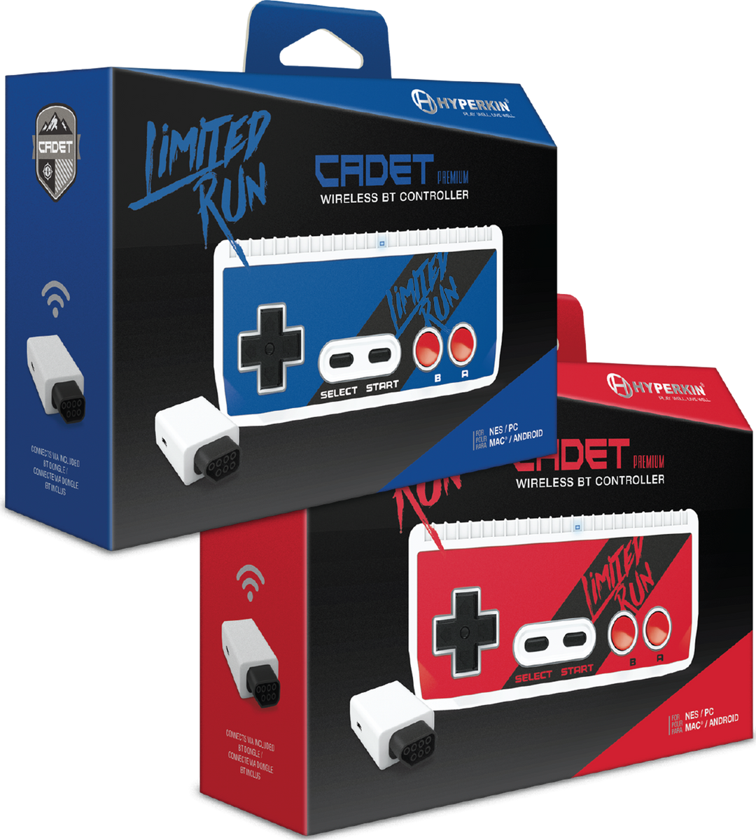 squat Gå rundt gradvist Limited Run Hyperkin Cadet Wireless NES Controller (Red/Blue) – Limited Run  Games