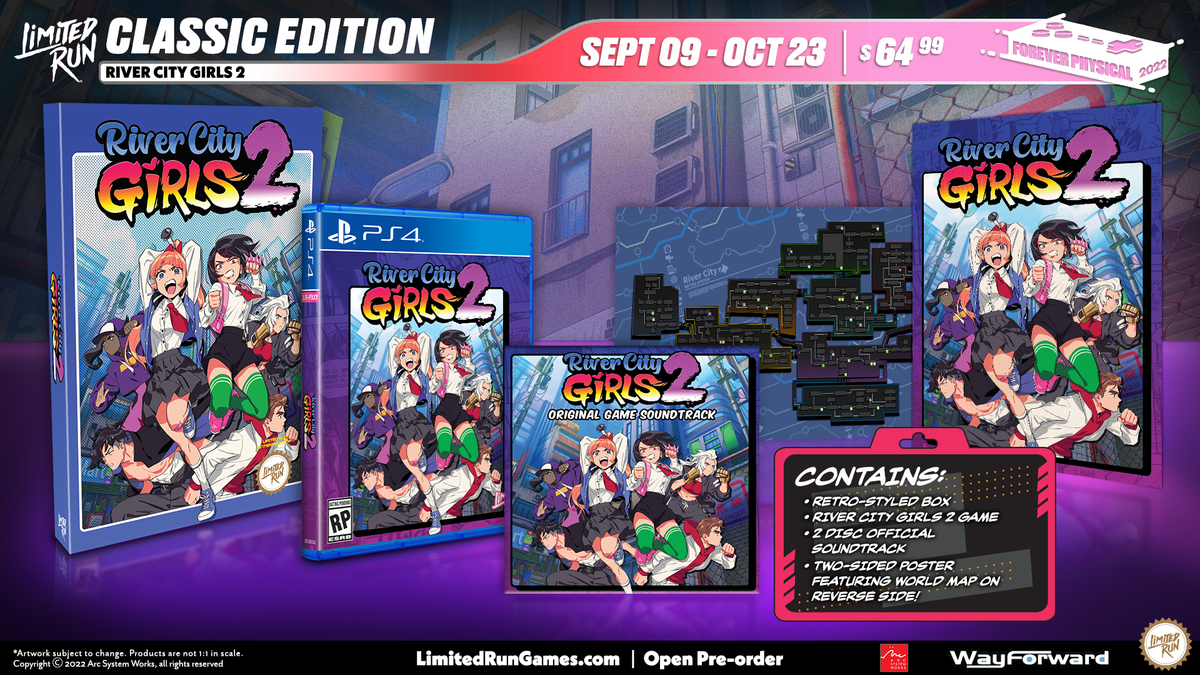 Limited Run #476: River City Girls 2 Classic Edition (PS4) – Limited