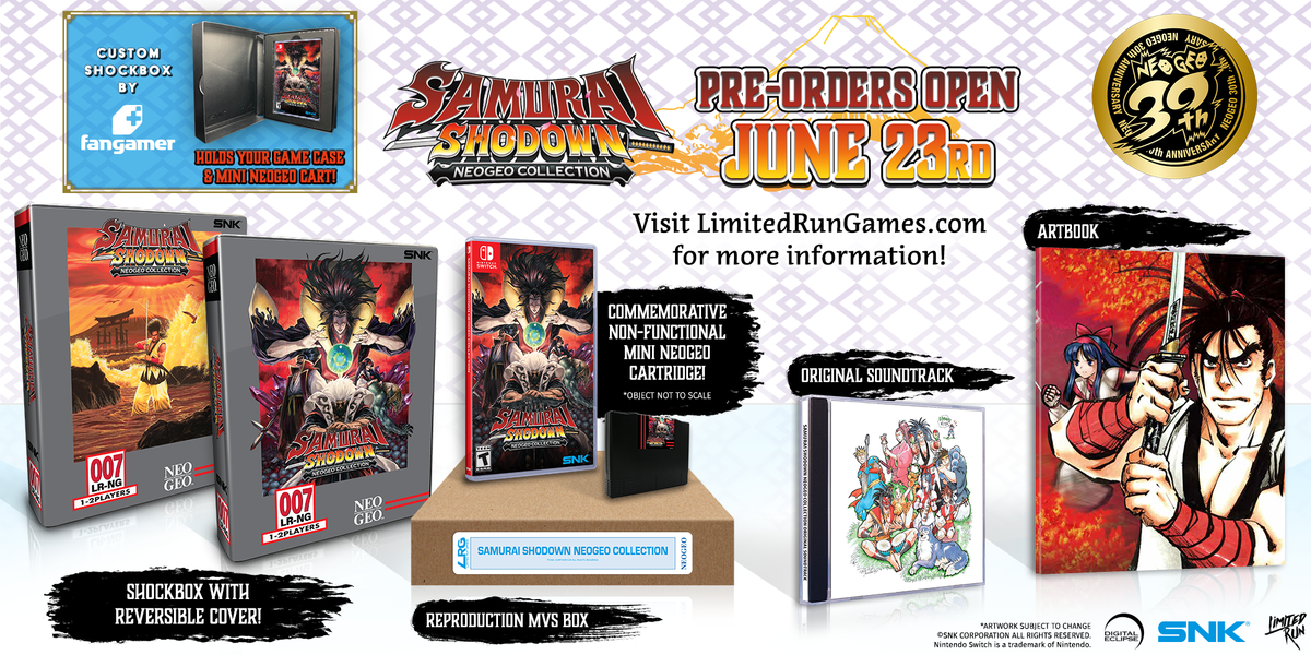 The Neo Geo Mini Samurai Shodown Limited Edition Falls to $87