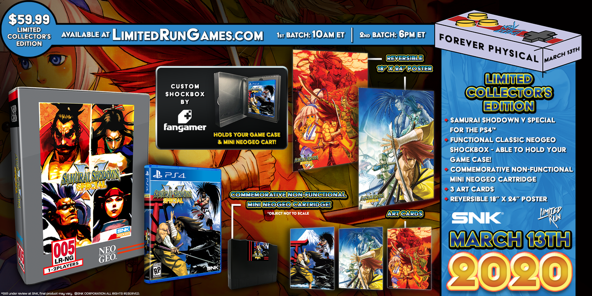 Limited Run Games - Our exclusive variant release of Special Reserve Games' Shadow  Warrior Collection for PlayStation 4 will go on sale at  www.limitedrungames.com on Monday, September 11th at 12 PM Eastern
