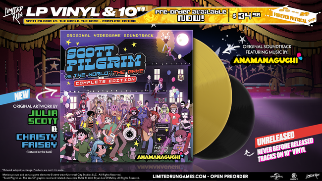 Scott Pilgrim Vs. The World: The Game - Complete Edition - Vinyl Soundtrack (LRG Exclusive)