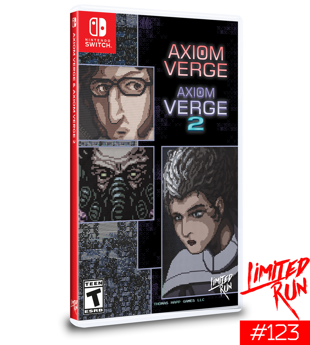 AXIOM VERGE 1 & 2 DOUBLE PACK SWITCH NEW LRG123A Limited Run Game In EN FR DE ES IT PT RU JP CH Action Adventure 819976028204 AXIOM VERGE 1 & 2 DOUBLE PACK SWITCH NEW LRG123A Limited Run Game In EN FR DE ES IT PT RU JP CH Action Adventure 819976028204
