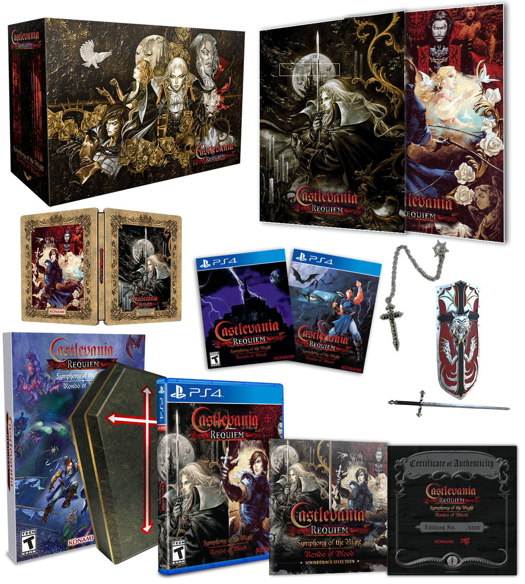 Castlevania Requiem Gets Bloody Good Physical Editions for PS4 and