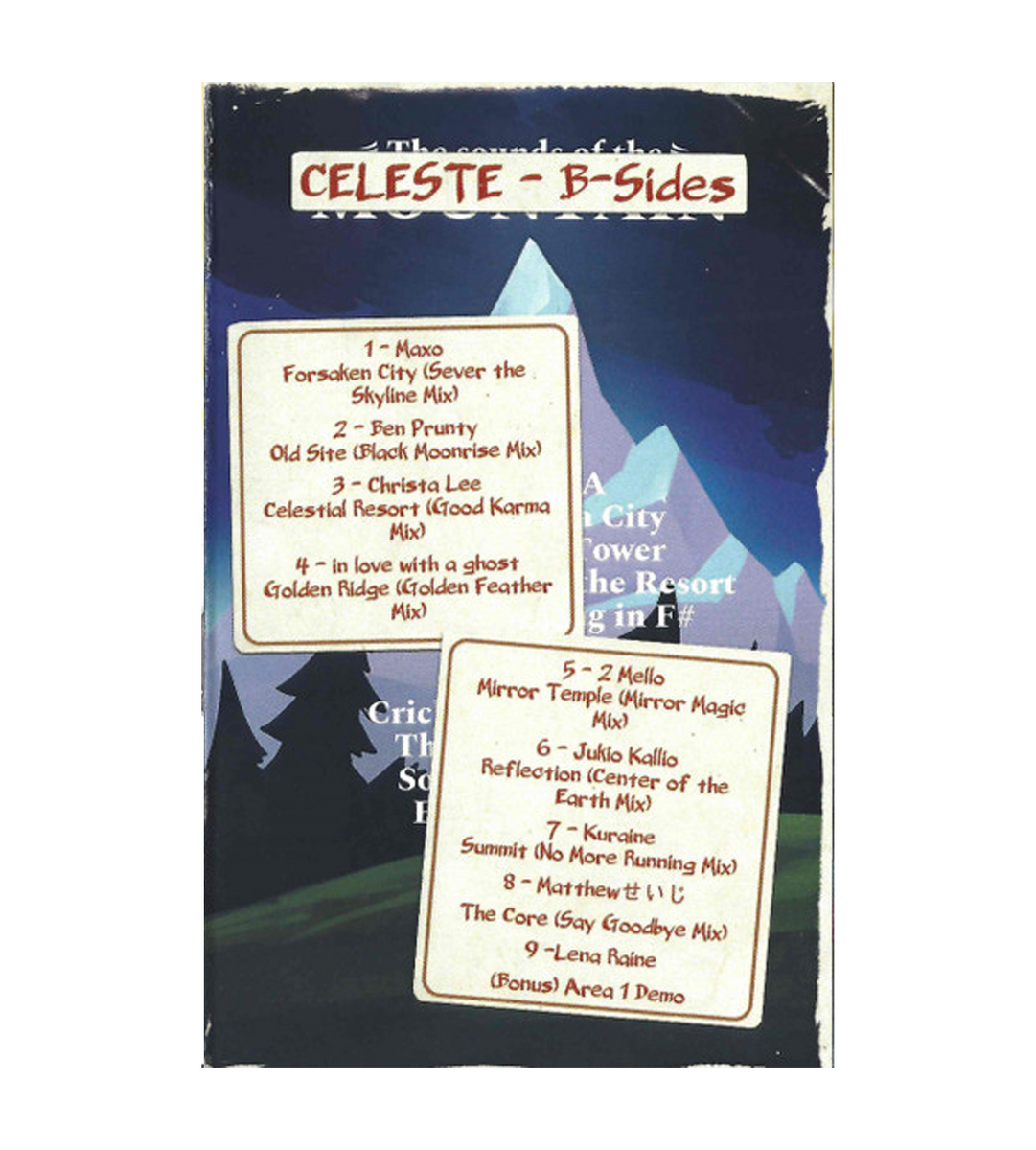 Celeste B Sides Cassette Exclusive Variant Limited Run Games