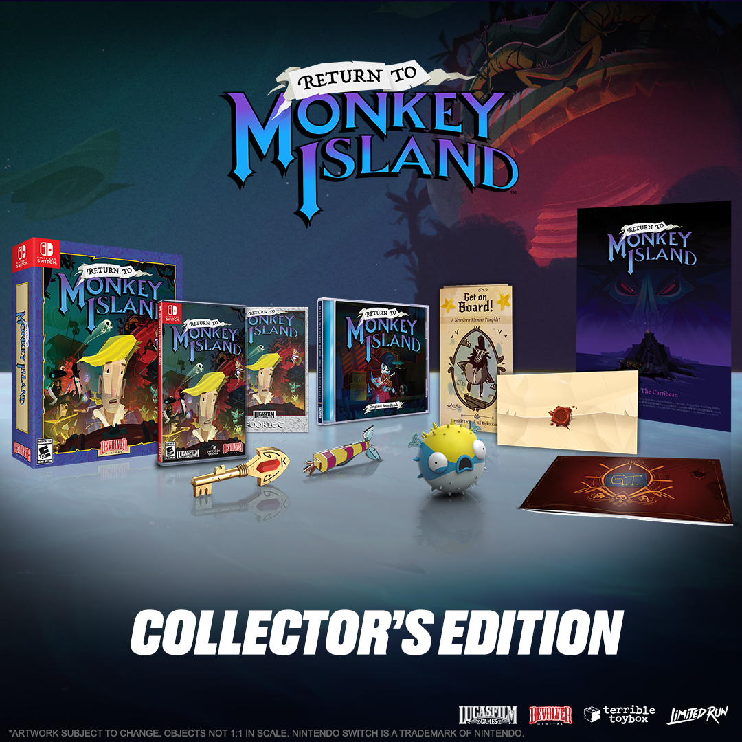 Cartão de jogo para Nintendo Switch, Retornar para Monkey Island