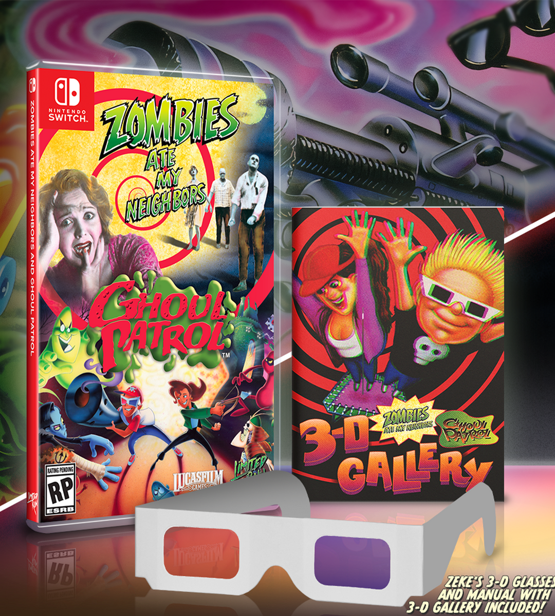 Limited Run Zombies Ate My Neighbors Ghoul Patrol Nintendo Switch Best Buy  Cover