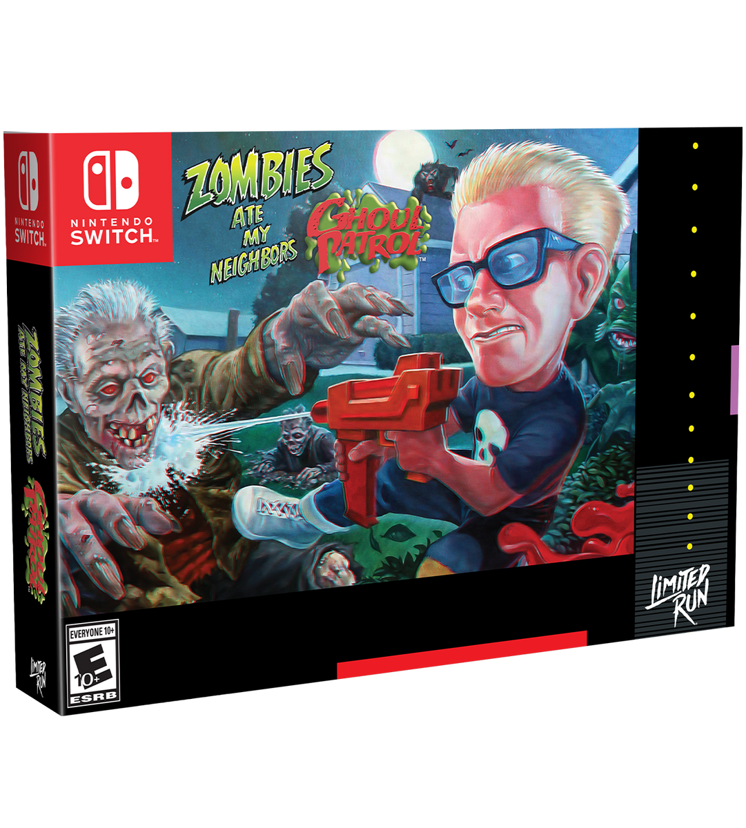 Limited Run ZOMBIES ATE MY NEIGHBORS (SNES) Standard Grey Classic
