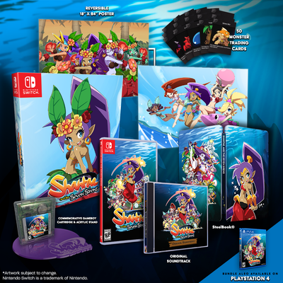 Physical editions of Shantae and the Seven Sirens for PS4 & Switch!