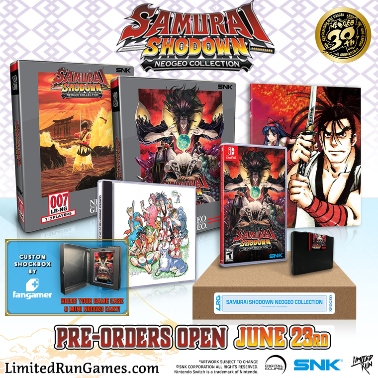 The ULTIMATE Samurai Shodown NEOGEO Collection is here!