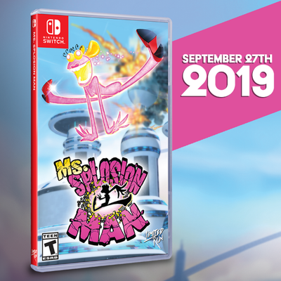 Ms. Splosion Man gets a two-week open preorder!