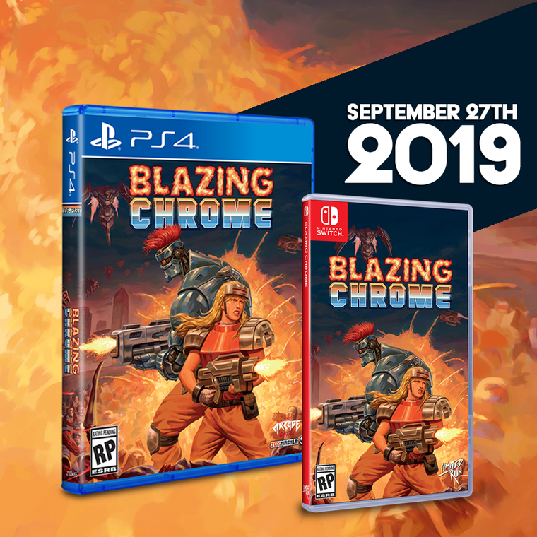 Kick butt and save humankind in Blazing Chrome this Friday!