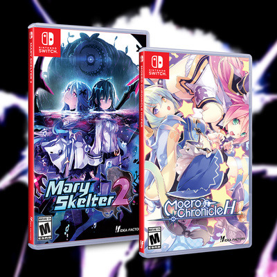 Mary Skelter 2 and Moero Chronicle Hyper get physical on Tuesday!