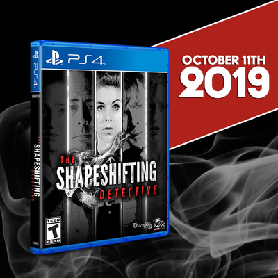 The Shapeshifting Detective will be on PS4 this Friday!