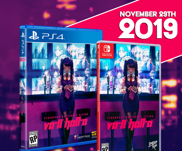 VA-11 HALL-A gets a Limited Run on the PS4 and Switch on November 29th.