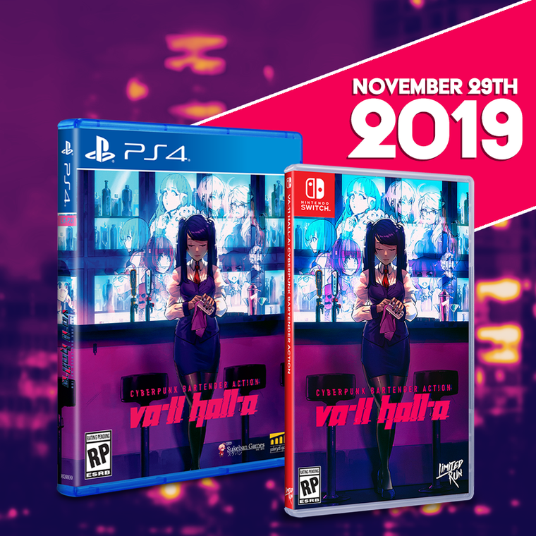 VA-11 HALL-A gets a Limited Run on the PS4 and Switch on November 29th.